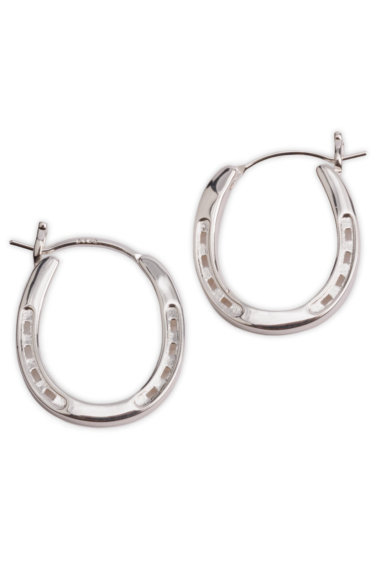 Gold Horseshoe Earrings
