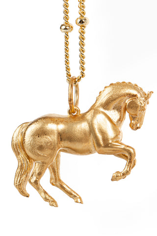 Gold Perfect Horse Pendant