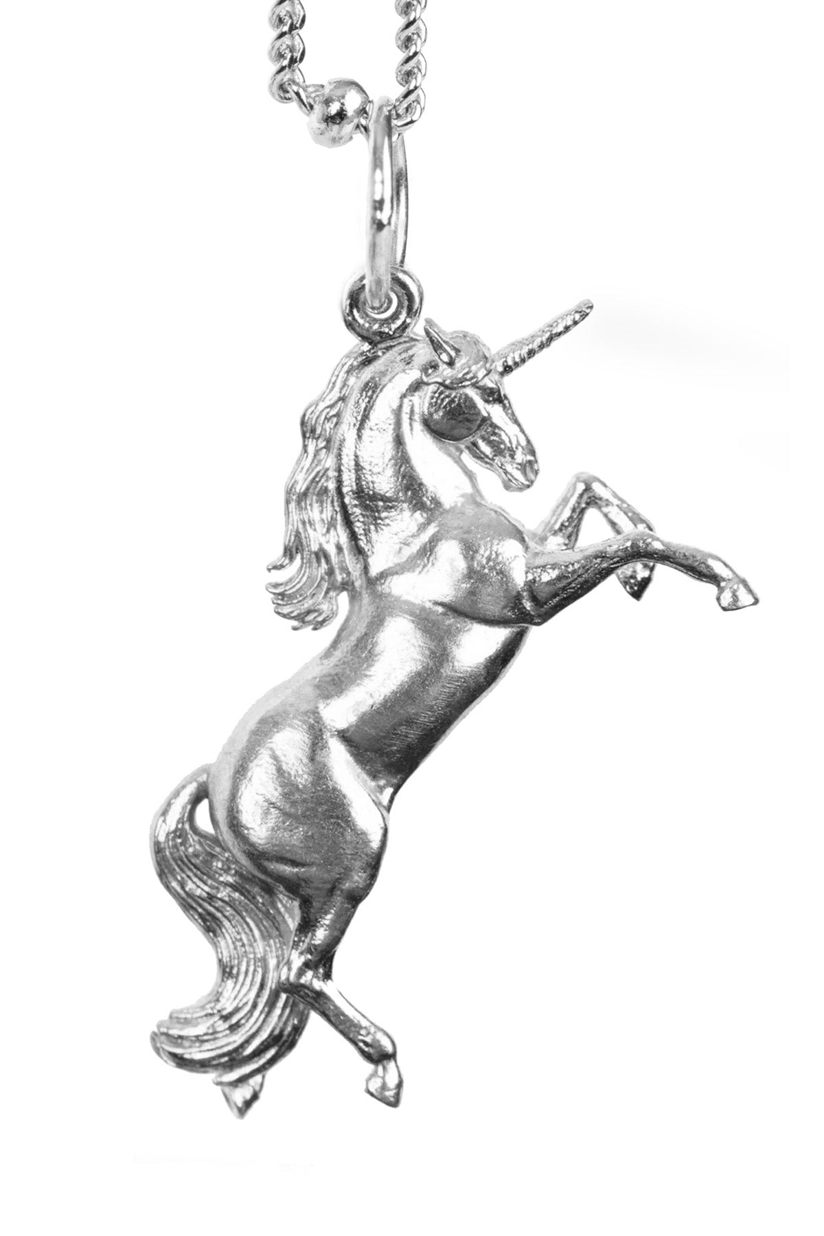 SILVER UNICORN PENDANT