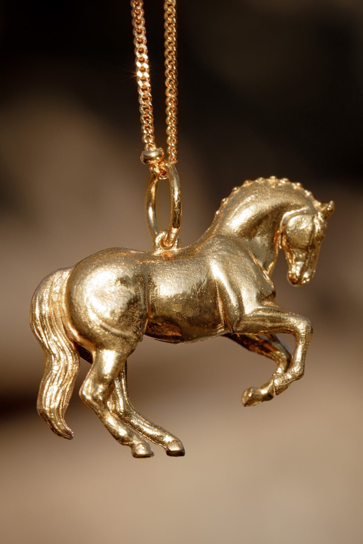 Silver Perfect Horse Pendant