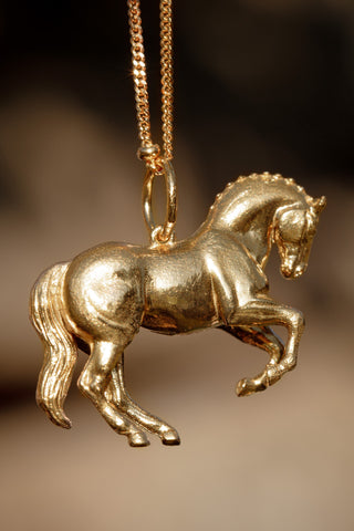 Silver Perfect Horse Pendant