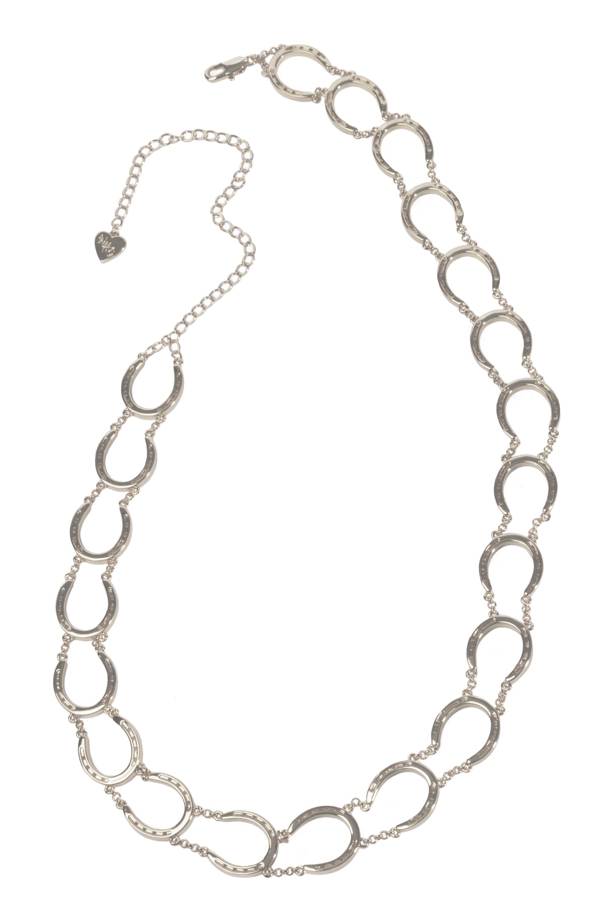 Gold Horse Shoe Chain Necklace